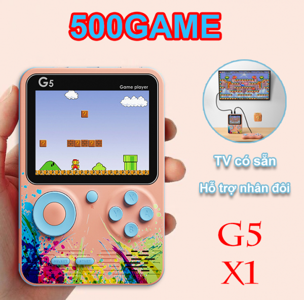 MÁY CHƠI GAME ĐƠN 500 TRÒ G5 X1